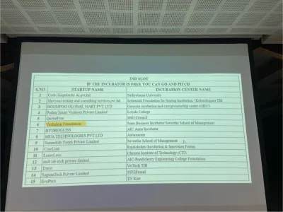 Participated and Presented the Thiruthalam Project at Startup Singam ScaleHub – Edition 3