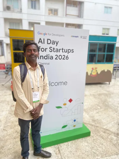 Participated & Presented the Thiruthalam Project at Google AI Startup India Hackathon 2026